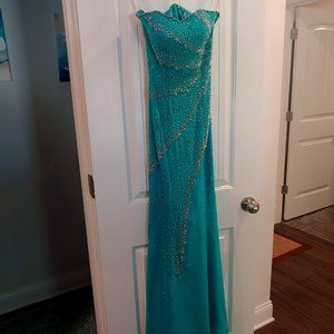 Strapless Glimmer Dress